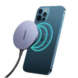 Incarcator wireless UGREEN Incarcator Wireless CD245 (30233), Qi, 15W, MagSafe, Aluminum Alloy, Strong Magnets, USB-C Cable Included, 1.5m, gri