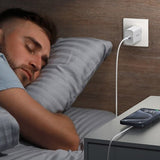 Incarcator wireless UGREEN Magnetic Incarcator Wireless W703 (35565), Fast Charge, Universal, USB-C, Qi2, 15W, 5V/3A, Type-C Cable, 1.5m, alb