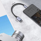 Adaptor UGREEN OTG Adaptor Cablu US378 (70889), Type-C to USB, Plug & Play, 5Gbps, Braided Nylon, 15cm, Gri