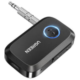 Adaptor UGREEN Audio Receiver CM596 (90748), Jack 3.5mm, Bluetooth, Zgomot, cu 1x USB-C Cable, 1x Cablu Audio, Negru