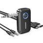 Adaptor UGREEN Audio Receiver CM596 (90748), Jack 3.5mm, Bluetooth, Zgomot, cu 1x USB-C Cable, 1x Cablu Audio, Negru