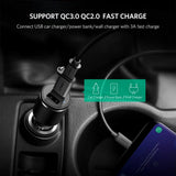Adaptor UGREEN OTG Adapter US276 (50533), USB to Type-C, Audio Support, 3A, QC3.0, FCP, AFC, 5Gbps, cu Lanyard, Gri