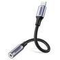 Adaptor UGREEN, Audio Cable Us211 30756 Lightning to Jack 3 5mm 10cm Koff A3d2de, Negru