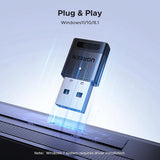 Adaptor UGREEN Wireless Adapter CM748 (45134), USB Bluetooth 5.4, Plug And Play, High-Fidelity Audio, Compact Size