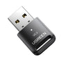 Adaptor UGREEN Bluetooth Adapter CM591 (90225), USB, Bluetooth 5.3, Plug&play, Mini Size, Negru