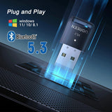 Adaptor UGREEN Bluetooth Adapter CM591 (90225), USB, Bluetooth 5.3, Plug&play, Mini Size, Negru