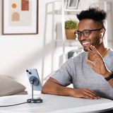 Incarcator wireless UGREEN CD317 (90668), 2in1, pentru iPhone si AirPods, Type-C, N52 Magnet, Qi, 20W, negru