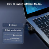 Adaptor UGREEN Bluetooth Adapter BT301 (35994), cu Mouse Jiggler Function, USB, Bluetooth 5.3, Plug&play, Negru