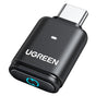 Adaptor UGREEN Wireless Adapter BT501 (45008), Type-C, Bluetooth 5.3, Plug&play, Chip Aptx, Negru