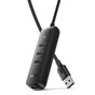 Hub USB UGREEN Connection Hub CM416 (10915), USB 3.0 to 4x USB, Type-C 5Gbps, 0.25m, negru
