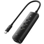 Hub USB UGREEN CM416 (10916), Type-C to 4x USB, 5Gbps, 0.25m, negru