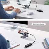 Hub USB UGREEN CM416 (10916), Type-C to 4x USB, 5Gbps, 0.25m, negru