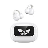 Casti wireless UGREEN Earbuds HiTune S6 ClipBuds Magic WS208 (55136), cu Display, Bluetooth 5.4, Reducere zgomot, Low Latency, alb