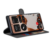 Husa pentru Nothing CMF Phone 2 Pro, Techsuit Diary Book, negru