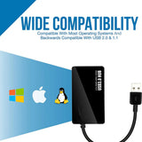 Hub USB Techsuit Docking station QuantumNode 4 in 1 (H15), USB to 4x USB 3.0, ABS, negru