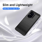 Husa pentru Honor 400 Pro, Techsuit Carbon Silicone, albastru