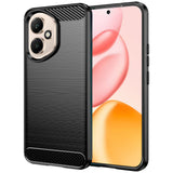 Husa pentru Honor 400, Techsuit Carbon Silicone, albastru