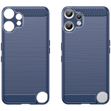 Husa pentru Nothing CMF Phone 2 Pro, Techsuit Carbon Silicone, albastru