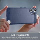 Husa pentru Nothing CMF Phone 2 Pro, Techsuit Carbon Silicone, albastru