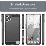 Husa pentru Nothing CMF Phone 2 Pro, Techsuit Carbon Silicone, albastru
