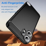 Husa pentru Nothing CMF Phone 2 Pro, Techsuit Carbon Silicone, albastru