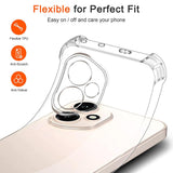 Husa pentru Honor 400, Techsuit Shockproof Clear Silicone, transparenta