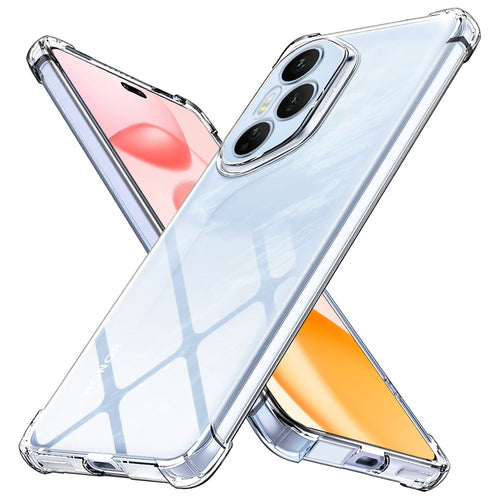 Husa pentru Honor 400 Pro, Techsuit Shockproof Clear Silicone, transparenta