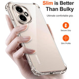 Husa pentru Honor 400 Pro, Techsuit Shockproof Clear Silicone, transparenta