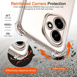 Husa pentru Honor 400 Pro, Techsuit Shockproof Clear Silicone, transparenta