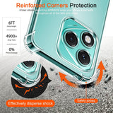 Husa pentru Honor 400 Lite, Techsuit Shockproof Clear Silicone, transparenta