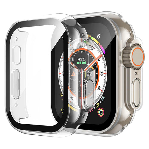 Folie Sticla Apple, Techsuit Defense360 Pro Watch Ultra Ultra 2 Ultra 3 Clear Koff D77310, transparent