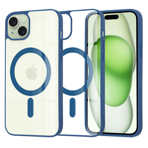 Husa pentru iPhone 15 Plus, Techsuit MagSafe Pro, albastru