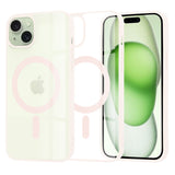 Husa pentru iPhone 15 Plus, Techsuit MagSafe Pro, roz