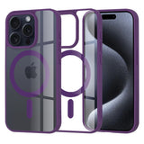 Husa pentru iPhone 15 Pro, Techsuit MagSafe Pro, albastru