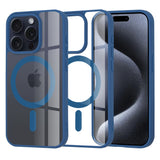 Husa pentru iPhone 15 Pro, Techsuit MagSafe Pro, albastru