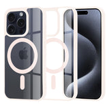 Husa pentru iPhone 15 Pro, Techsuit MagSafe Pro, roz