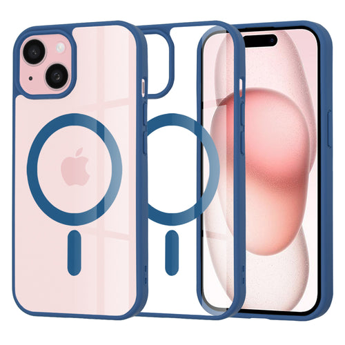 Husa pentru iPhone 15, Techsuit MagSafe Pro, albastru