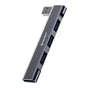 Hub USB Techsuit Docking station ZenithDock 4 in 1 (H14), USB to 3x USB 2.0, 1x USB 3.0, gri