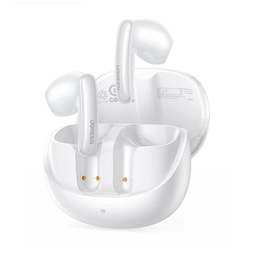 Casti wireless UGREEN HiTune H6 Pro WS203 (35873), Bluetooth 5.3, Adaptive ANC, Spatial Sound, Hi-Res, IPX5, alb