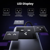 Hub USB UGREEN Docking station Uno 6in1 CM888 (35998), Afisaj LED, 2x USB, 2x Type-C, HDMI, 10Gb/s, 4K, 100W, SD/TF Slot, negru