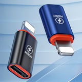 Adaptor Techsuit Premium OTG Adapter Hyperport (A3), Type-C Male to Lightning Female, PD20W, Converter pentru iPhone