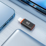 Adaptor Techsuit Premium OTG Adapter Hyperport (A3), Type-C Male to Lightning Female, PD20W, Converter pentru iPhone