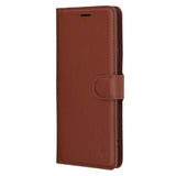 Husa pentru Motorola Edge 60 Pro, Techsuit Leather Folio, maro