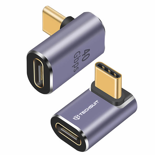 Adaptor Techsuit Premium OTG Adapter Titancorex (A12), Type-C to Type-C, 40Gbps, 3A, Plug si Play