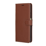 Husa pentru OPPO A5 Pro 5G, Techsuit Leather Folio, maro