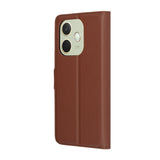 Husa pentru OPPO A5 Pro 5G, Techsuit Leather Folio, maro