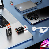 Adaptor Techsuit Premium OTG Adapter Hyperport (A5), Type-C to USB, 6A, 5Gbps, Plug And Play, Fast Data Transfer