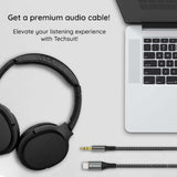 Adaptor, Techsuit Premium Cable Nexasound Ac16 Type-C to 3 5mm Jack DAC Chip Nylon Braided Aluminum Alloy 1m Koff