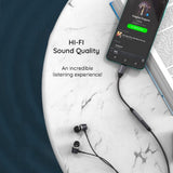 Adaptor Techsuit Premium Adaptor Cablu Musicdox (AC8), Type-C to Jack, Hi-Fi Sound, DAC Chip, 3A, 0.1m, Gri