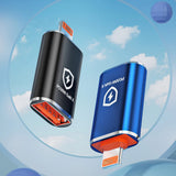 Adaptor Techsuit Premium OTG Adapter Hyperport (A6), USB3.0 to Lightning, PD30W, 5Gbps, GaN, Converter pentru iPhone